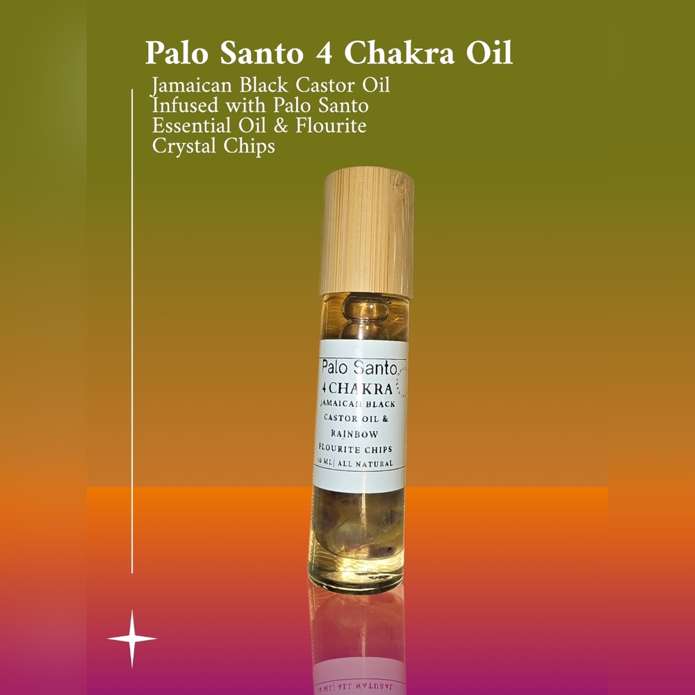 Crown, 3rd Eye , Throat & Heart Palo Santo Essntial Oil